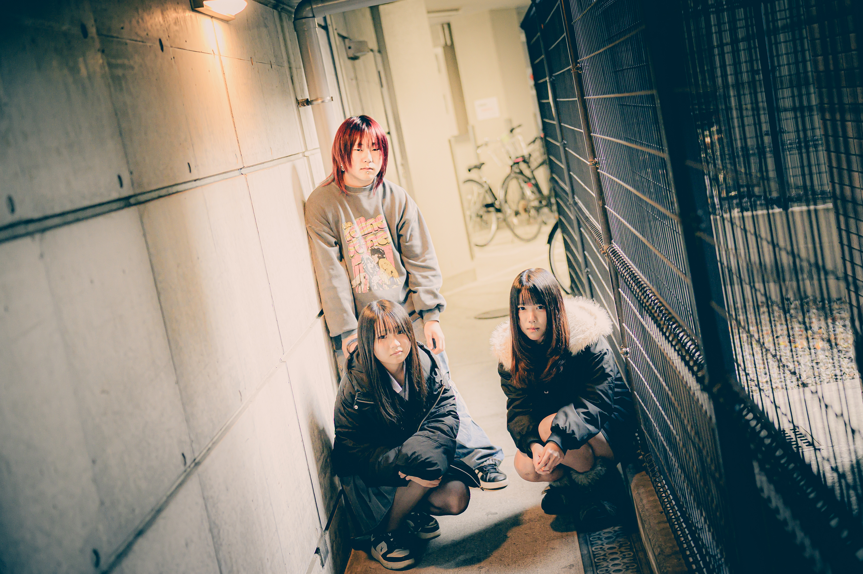 バンドの集合写真